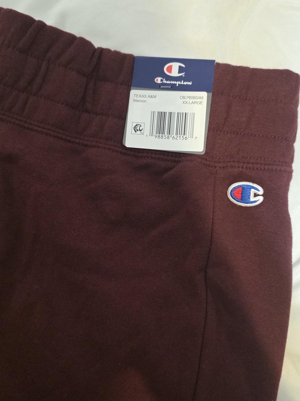 Champion Womens Maroon Shprts with Embroidered Logo